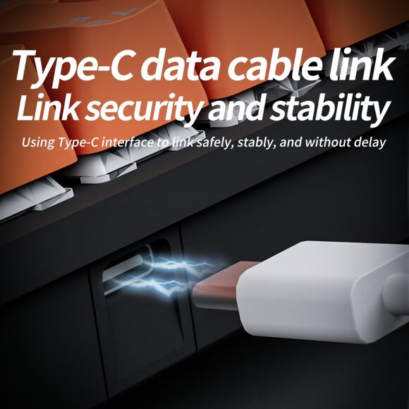 61-Key USB Mini Mechanical Gaming Keyboard with Hot-Swappable Red Switches - Picture 4 of 6